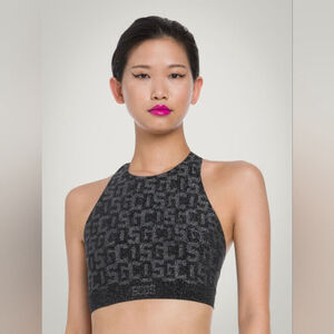 GCDS WOLFORD Cropped Monogram Knit